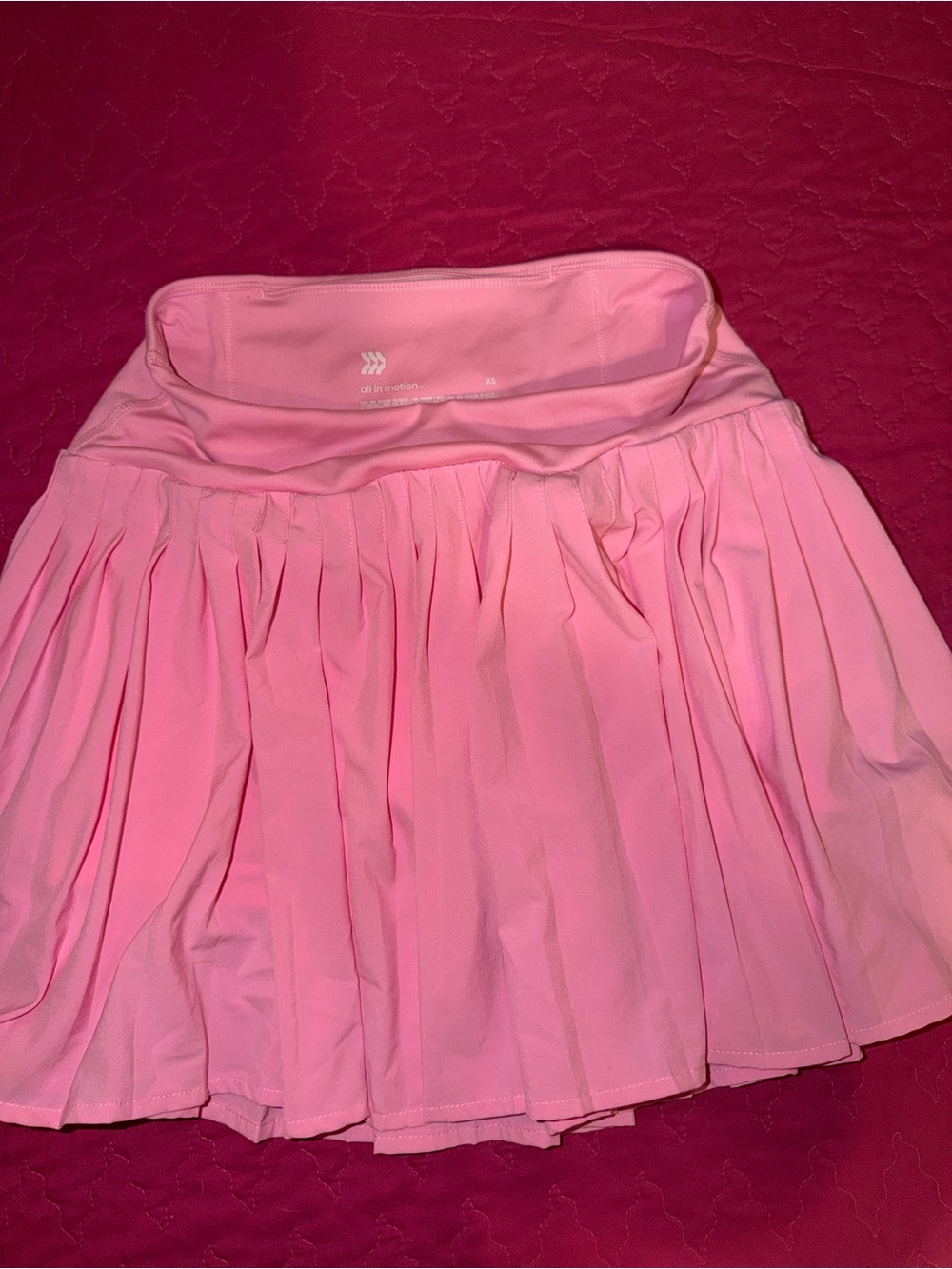 all in motion Pink Pleated Skater Skirt
